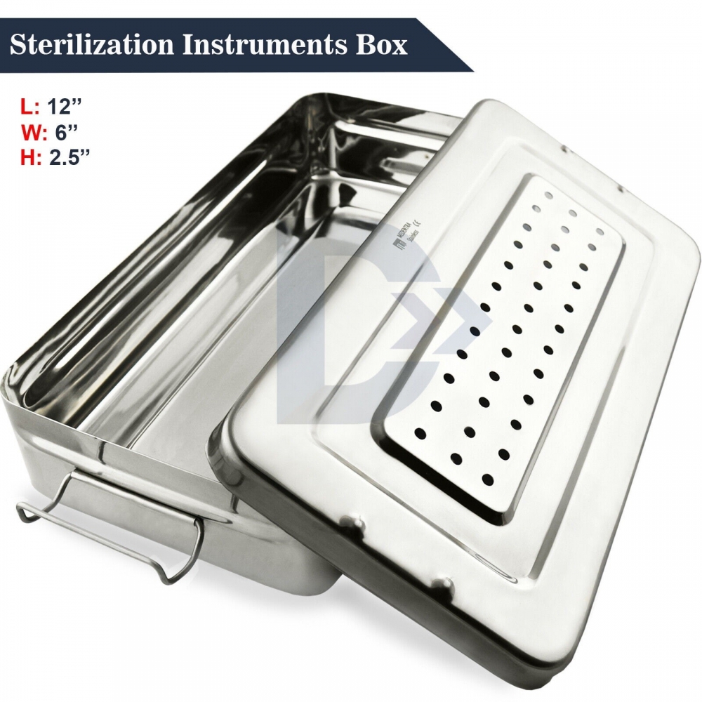 SurgicalUSA Stainless Steel Mesh Bur Holder - Dental Hollowware Sterilizer Tool